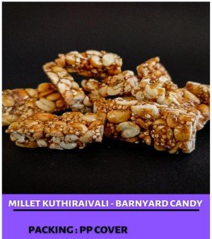 Millet kuthiraivali (Barnyard) peanut candy
